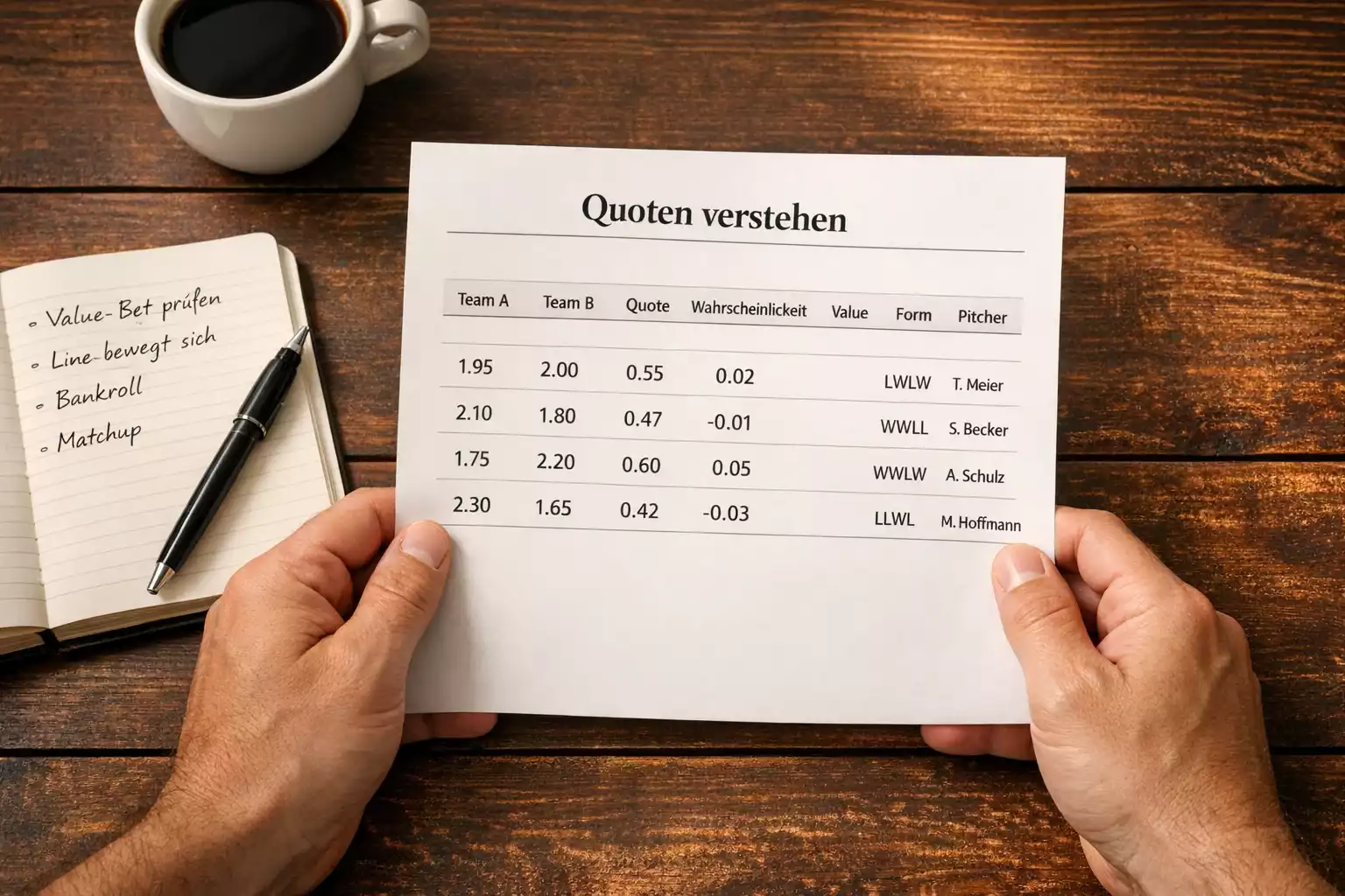 Baseball Quoten verstehen – Quotenformate, Value Bets und Quotenvergleich für MLB