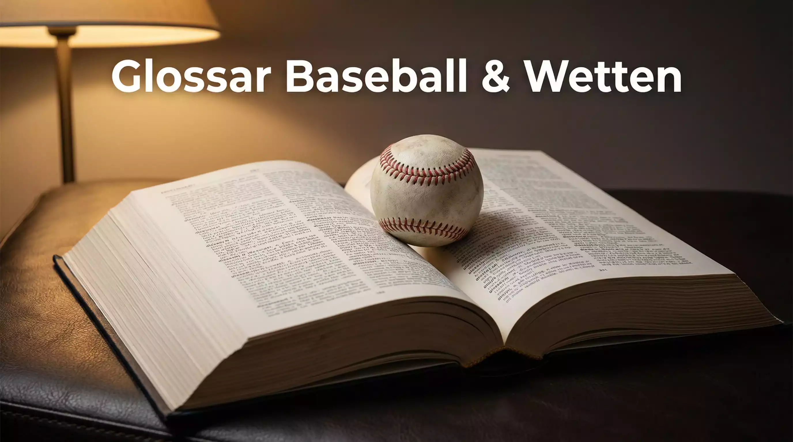 Baseball Wetten Glossar – Alle Begriffe